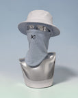 Bucket hat avec balaclava intégré pour protection visage hiver vélo randonnée