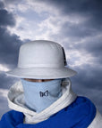 Hybrid bucket hat balaclava face cover hat winter protection streetwear style
