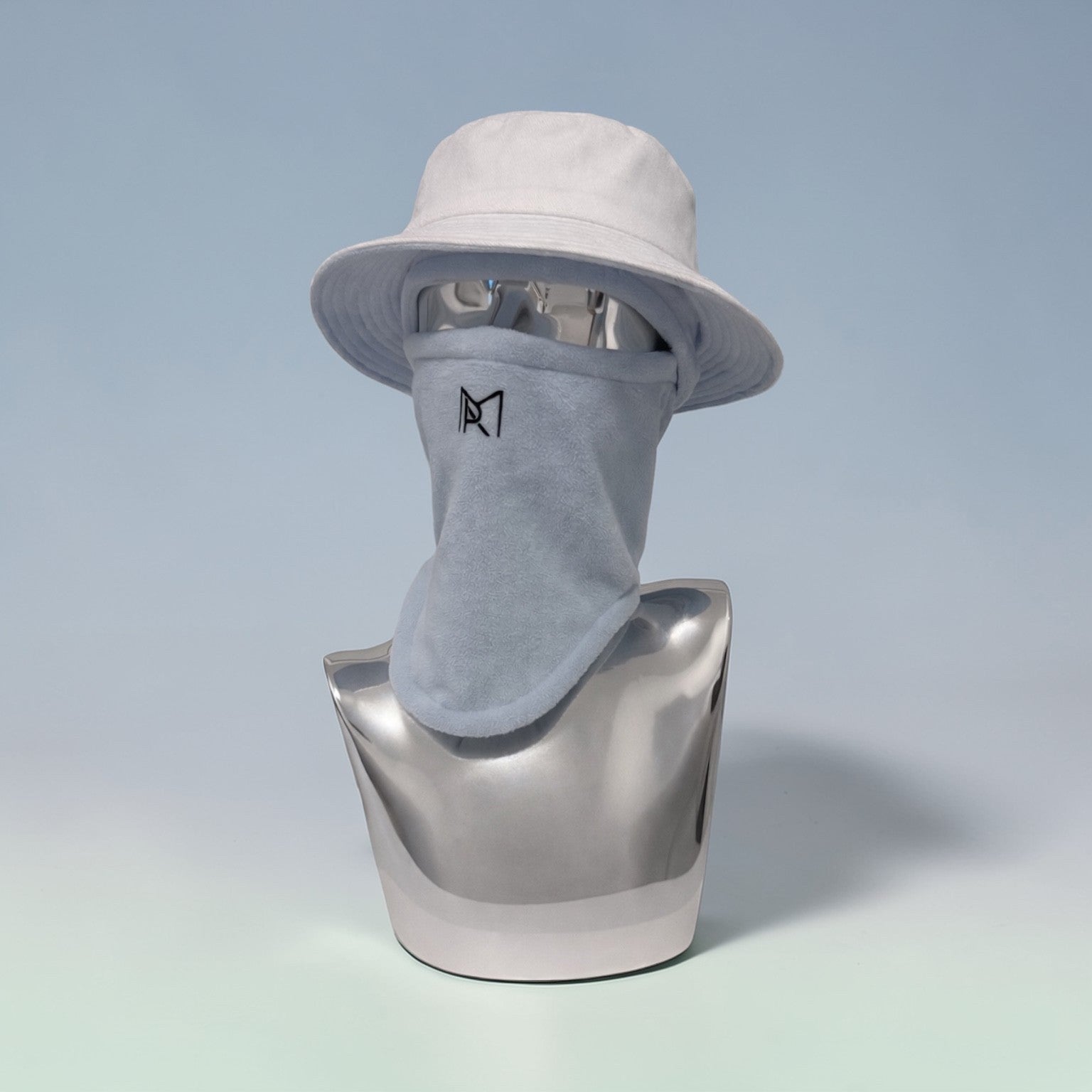 Bucket hat avec balaclava intégré pour protection visage hiver vélo randonnée